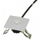 TWS 3W Square Non-Maintained Discreet LED Down Light IP30
